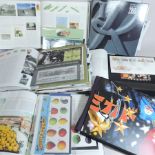 A collection of twelve albums, mainly 20th century stamps,