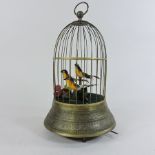 A reproduction bird cage automaton,