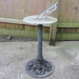 A cast iron sundial,