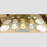 A small collection of tea wares, to include Shelley and Royal Crown Derby,