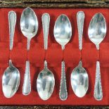 A set of six small Victorian teaspoons, by Cooper Brothers and sons, Sheffield,