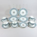 A Wedgwood Florentine pattern part tea service