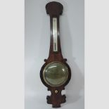 A 19th century rosewood cased barometer, by G.