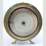 An early 20th century brass cased Abell's pigeon timing clock,