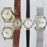 A mid 20th century ladies 9 carat gold cased wristwatch,