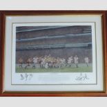 Steve Day, Fight to the Finish, 1995, Cape Town, 489/850, print signed in pencil,