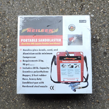 A portable sandblaster