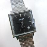 A Sekonda automatic steel cased gentleman's wristwatch,