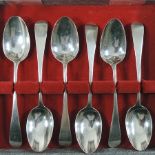 A collection of six spoons by George Adams 1843,