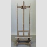 A wooden artist's easel