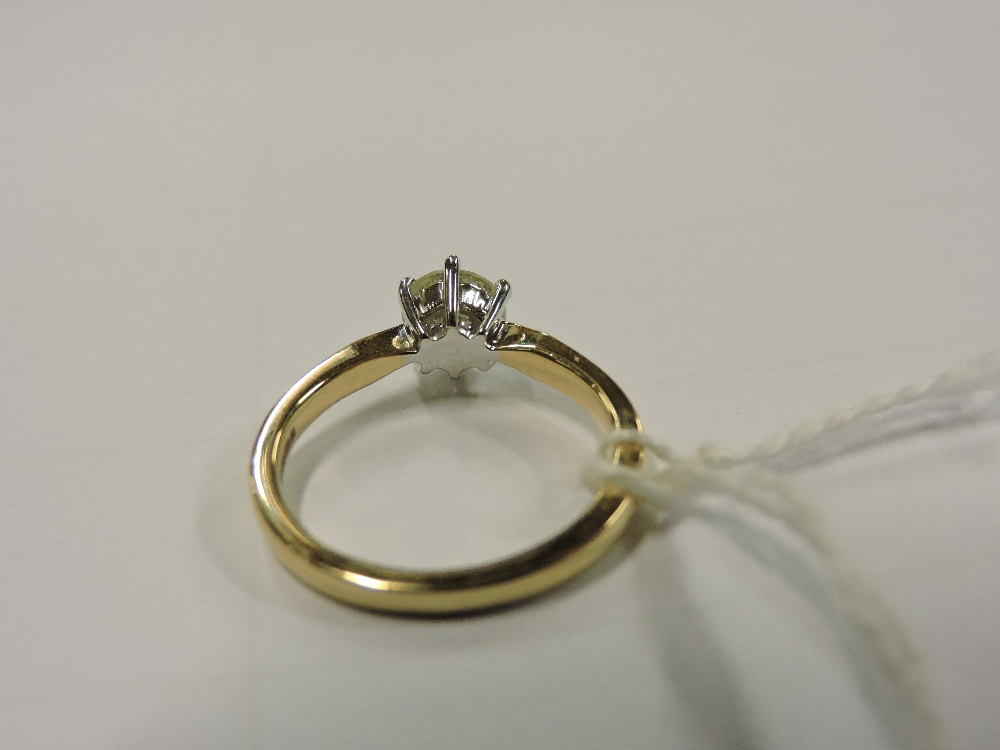 An 18 carat gold solitaire diamond ring, approximately one carat, - Image 7 of 7