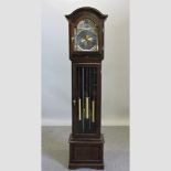 An oak cased longcase clock,
