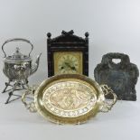 An early 20th century mantel clock,