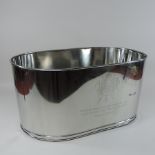 A large plated wine bath, inscribed Lily Bollinger,