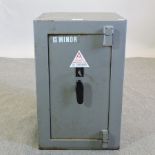 A Minor iron safe, 37cm,