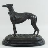 After Mene, bronze greyhound,