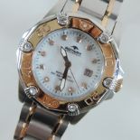 A Rotary stainless steel cased ladies wristwatch,