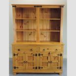 A modern pine dresser,