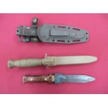 Three Various Modern Combat Knives