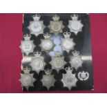 Thirteen Post 1953 Police Helmet Plates