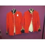 Two Officer Scarlet Full Dress Tunics