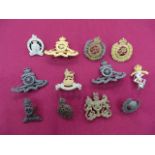 Selection of Officer Cap Badges