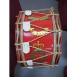Post 1953 Staffordshire Yeomanry Bass Drum