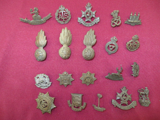 Selection of Officer Collar Badges