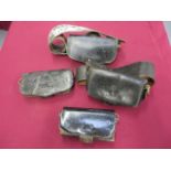 Four 19th Century Pattern Cavalry Shoulder Belt Pouches