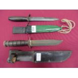 Two American Combat Knives