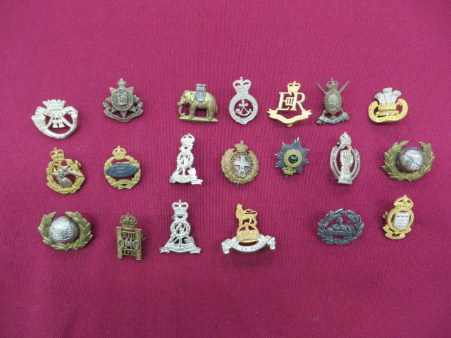 Selection of Officer Single Collar Badges