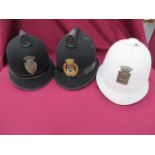 Three Italian Police Helmets