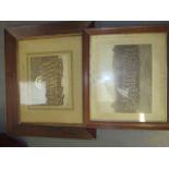 Two WW1 Framed Military Group Photos