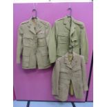 Three Officer Service Dress Jackets