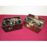 Two WW2 German Field Radio Telephones