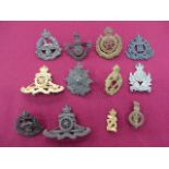 Selection of Officer Cap Badges