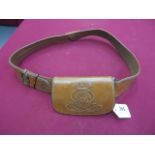 7th Queens Own Hussars Service Dress Pouch and Strap
