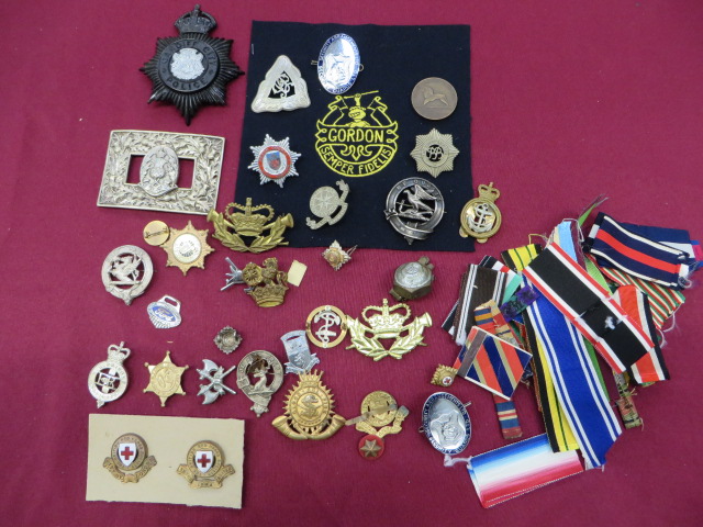 Selection of Badges Including Civilian Forces