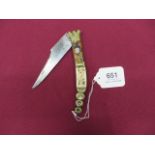 19th Century Spanish Vendetta Folding Knife