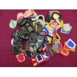 Quantity of American Beret Cloth Shields