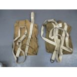 Two WW2 Pattern X Type Inner Parachute Bags