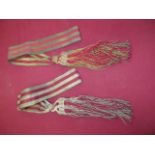 Two Officer Infantry Cross Sashes