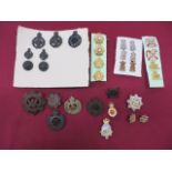 Selection of Various Cap and Collar Badges