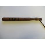 Borough of Shrewsbury Police Truncheon 17 inch polished truncheon with stamped crowned “Salop” and