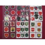 Good Selection of Pakistan Army Formation Badges bullion embroidery examples include 9th Div ...