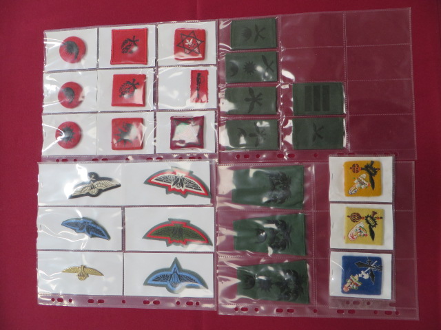 Good Selection of Nepal Formation and Rank Badges embroidery formation badges include Para