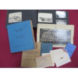 WW2 Canadian Training Logbook, Photos and Paperwork all relating to J Greenwood and consisting
