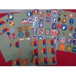 Quantity of American Formation Badges embroidery examples include 1st Armoured ... 3rd