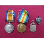 WW1 Royal Air Force Medal Pair silver War medal and Victory medal named to ‘23678 Cpl A Worrall
