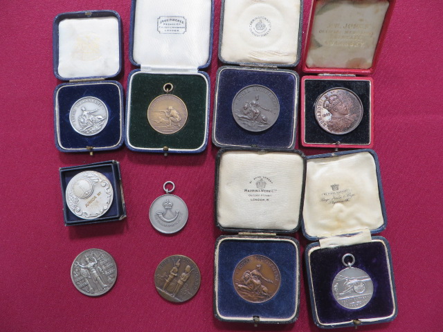Selection of Various Medallions including Edward VII Coronation (Guernsey) ... Silver Royal